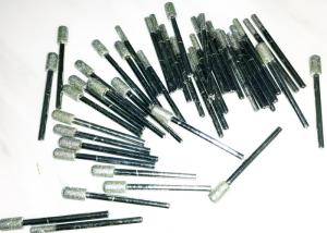 Quality Black Hard Diamond Coated Burr Set , Economical Diamond Grinding Head wholesale