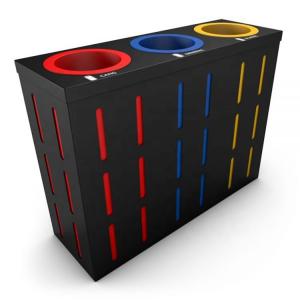 Quality Modern Industrial 36L Multi Compartment Trash Can wholesale