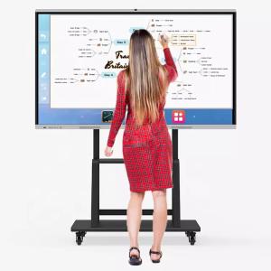 Quality 98 Inch Flat Panel Interactive Smart Boards Windows Or Android For Business wholesale