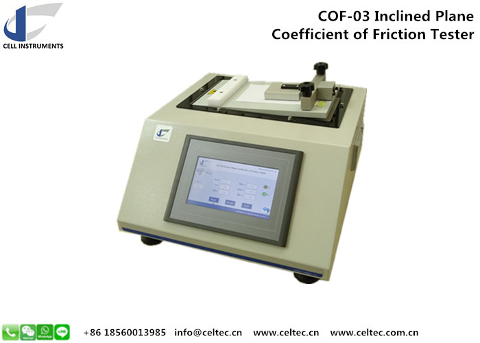 Coefficient Of Friction (COF) And Slip Max Angle Tester Tappi T-815 And ASTM D202 Sliding Blocks
