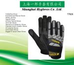 Anti Impact Sports Mechanics Wear Gloves TPR Knuckle Protection For Heavy Duty