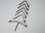 Emboss Button Metal Stamping Parts Single Side Spring Clip For Clutch Fin Spring
