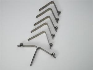 Quality Emboss Button Metal Stamping Parts Single Side Spring Clip For Clutch Fin Spring wholesale