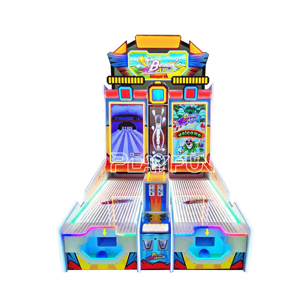 Playfun Coin Operated Bowling Allstat arcade Game Redemption lottery machine for Kids