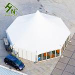 Diameter 10m Outdoor Waterproof Shelter Tent Exhibit Events Glass Walls Included