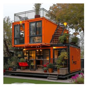 Quality Detachable Design Modern Luxury 3 Bedroom Prefabricated Villa Container House for Garden by Families and Hotels wholesale