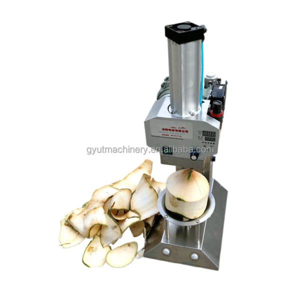 Automatic Coconut Peeling Machine 220V Young Green Coconut Skin Peeler with
