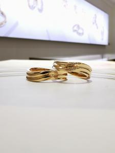 Quality Double Layer Chain Design 8g Couple Rings With Engraved Names wholesale