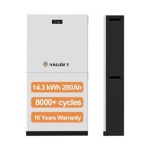 Quality 8000 Cycles Solar Battery LiFePO4 51.2V 280Ah 15Kwh Energy Storage Battery wholesale