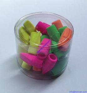 Quality PVC tube packed eraser,clear tube packed eraser,eraser set wholesale