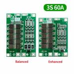 3S 4S 25A 40A 60A BMS Battery Protection Board Li Ion Battery Charging Board