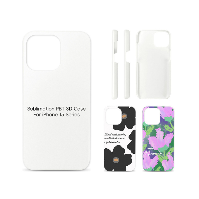 3D Sublimation PBT Coated Hard Blank Mobile Cover For Iphone 16 15 14 13