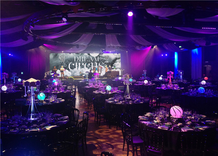 P3.91mm Refresh Rate 3840Hz Stage Rental LED Display Corner Protection