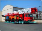 Red Pile Drilling Machine Water Well Drilling Truck ZJ10 / 900CZ 1000m Drilling