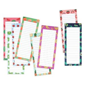 Quality decorative Grocery List Magnetic Fridge Notepads meal plan 9*3.5 Inch wholesale