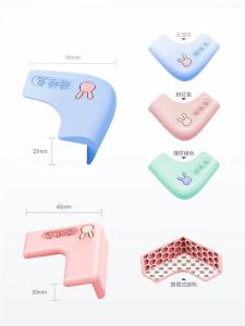 Quality Silicone Rabbit Children'S Collision Prevention Silicone Strip Protects Babies From Bumping Table Corner Soft Strip wholesale
