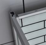 4mm 1000x1000x2150mm Wet Room Shower Enclosure Aluminum Frame