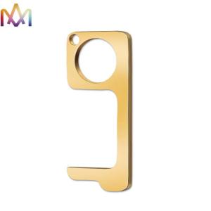 Quality Multifunctional Contact Free Door Opener Custom Shaped Keychains wholesale