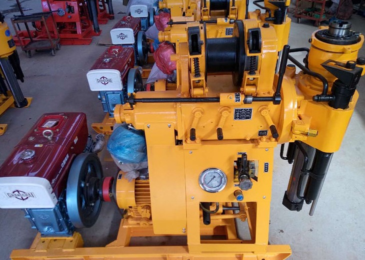 High-Performance Water Well Drilling Rig 22KW 150mm Hole Diameter For Exploration Investigation