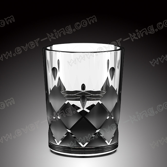 Custom Wine Whisky Drinking Reusable Glass Cup Clear