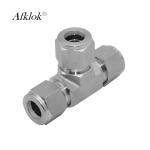 AFK-1/4" 3/8" 1/2" 3/4" Stainless Steel Tube Fittings Union Tee 300psi Durable