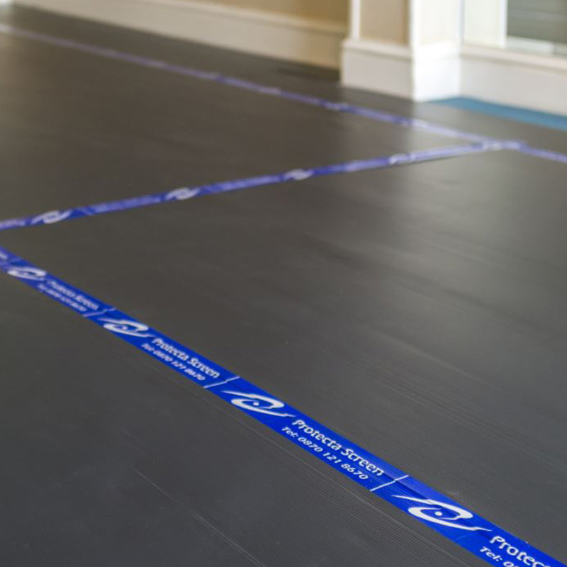 6mm 12mm Correx Floor Protection White Corflute Sheet Flame Retardant