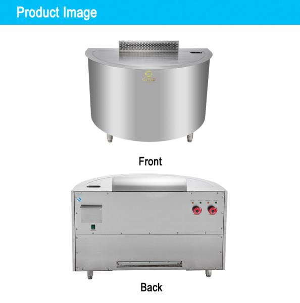 130KG Japanese Gas Arc Teppanyaki Superior Stainless Steel Hotel Equipment For