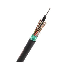 Quality Outdoor GYTS G652D Single Mode Armoured Fiber Optic Cable 2 48 72 96 144 288 Core wholesale