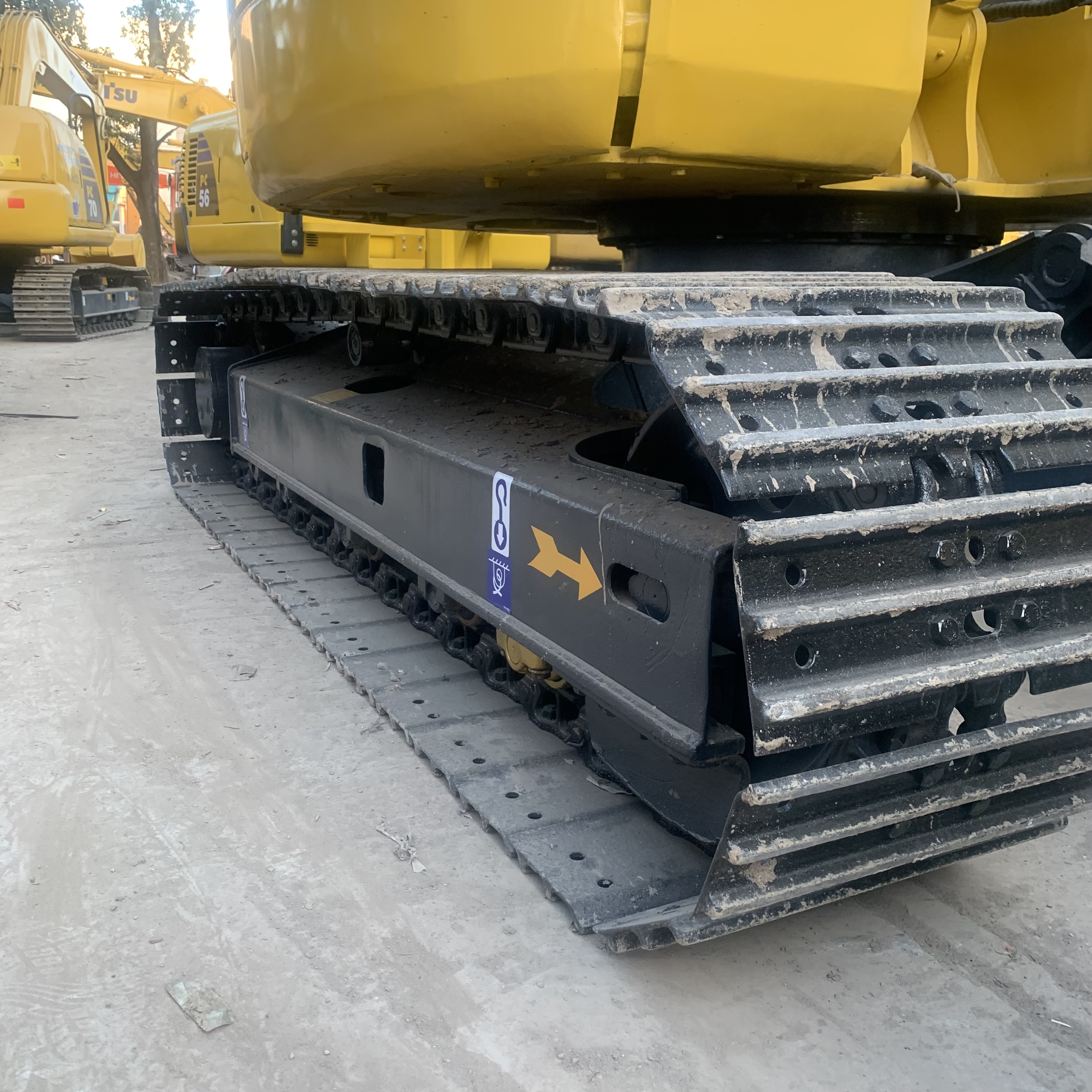 Japan KOMATSU Pc78us 7 Ton Mini Crawler Excavator in Shanghai 0-2000 Working Hours