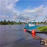 8 Inch Mining Salt Dredger 18 Meter River Dredger Machine