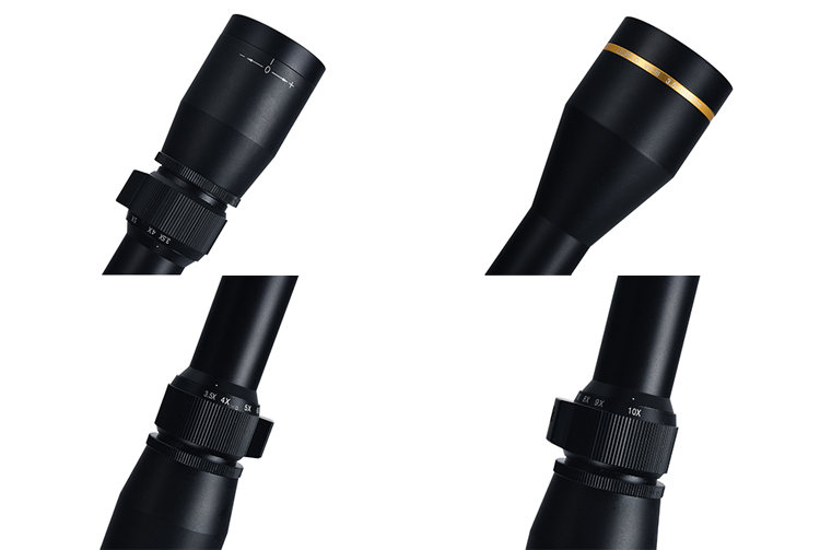 One-Piece Tube LE 3.5-10X40 Powerful Hunting Night Vision Compatible Scope Optical Sight