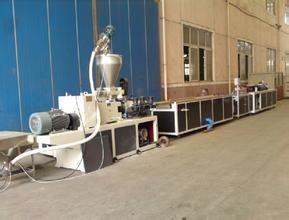 Quality WPC Production Line , W 600-1250mm PVC Door Plate Extrusion Line wholesale