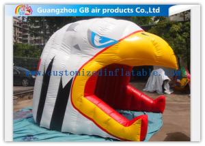 Quality Customized Inflatable Air Tent Lively Eagle Head Shape Tunnel With Blower wholesale