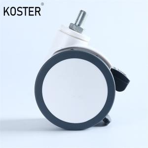 Quality Light Duty PU Medical Caster With Rotating Wheel Diameter 100mm/125mm/150mm/200mm wholesale