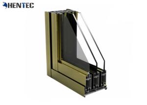 Quality Silding / Casement Aluminum Window Extrusion Profiles Customized Metal Window Frames wholesale