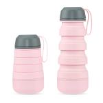 Portable Easy Clean Souvenir Gift Sport Collapsible Silicone Water Bottle With