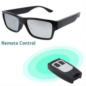 Quality Plastic Spy Video Sunglasses Rechargeable With Hidden Form Camera wholesale