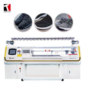 Quality Shoes Upper Automatic Flat Knitting Machine 60 Inch Three System wholesale