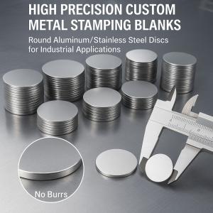 Quality High Precision Custom Metal Stamping Blanks – Round Aluminum/Stainless Steel Discs for Industrial Applications wholesale