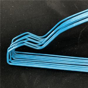 Quality Steel Thin Wire Hangers , Electrostatic Spraying Wet Clothes Drying Hanger wholesale
