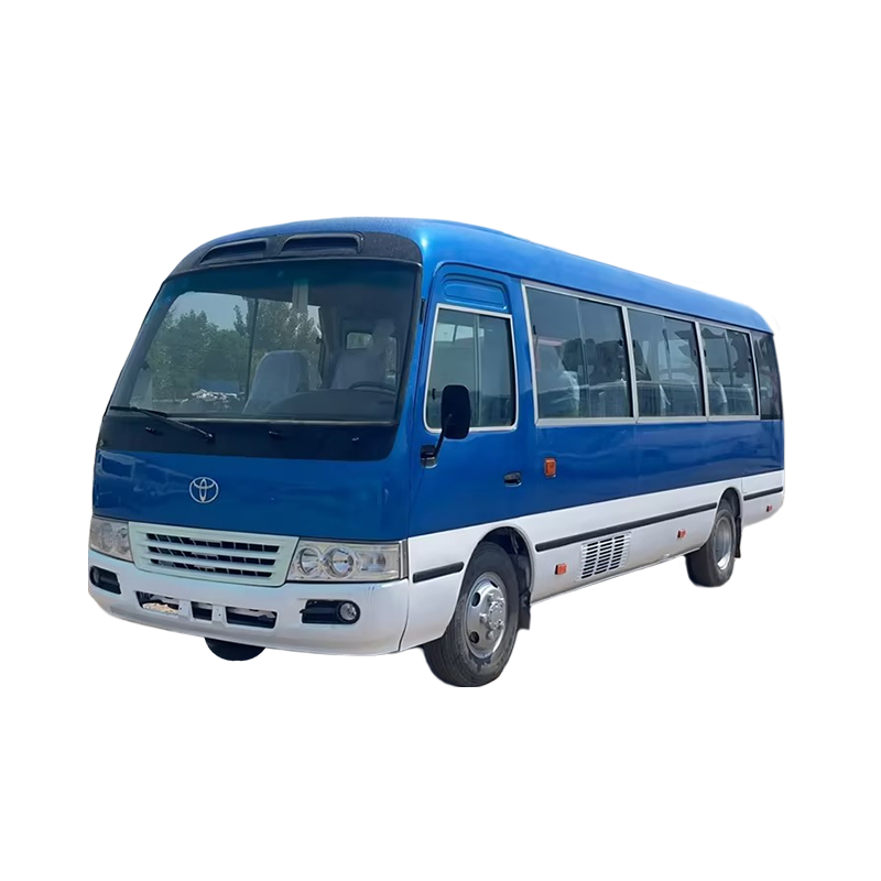 30 Seats Diesel/Gasoline Coaster with LHD Steering Position and Euro 3 Emission Standard