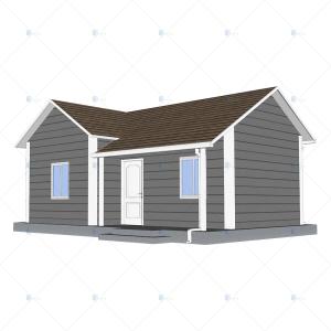 Quality Heya-B02-B China best selling prefabricated apartment contractor 1 bedroom prefab house wholesale