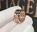 three color ring in 18 kt yellow gold or white gold