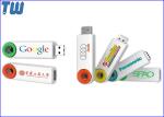 Plastic Customized Logo Ring Twisting 16GB USB Drives Bulk Storage Device