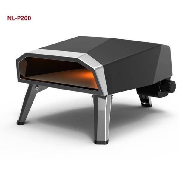 NO App-Controlled Portable Stainless Steel Gas Pizza Oven for Outdoor Picnic and