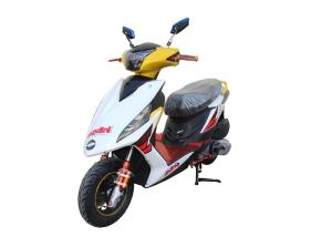 Quality gas motor scooter 125cc 150cc GY6 engine 152QMI 157QMJ alloy wheel white and yellow plastic body wholesale