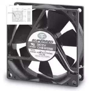 Quality 12V Vehicle Cooling Fan Ball Bearing / Sleeve Bearing 80x80x20 Fan wholesale