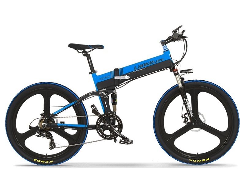 26 Inch Foldable Electric Mountain Bike 10AH L G Battery Aluminum Alloy Frame