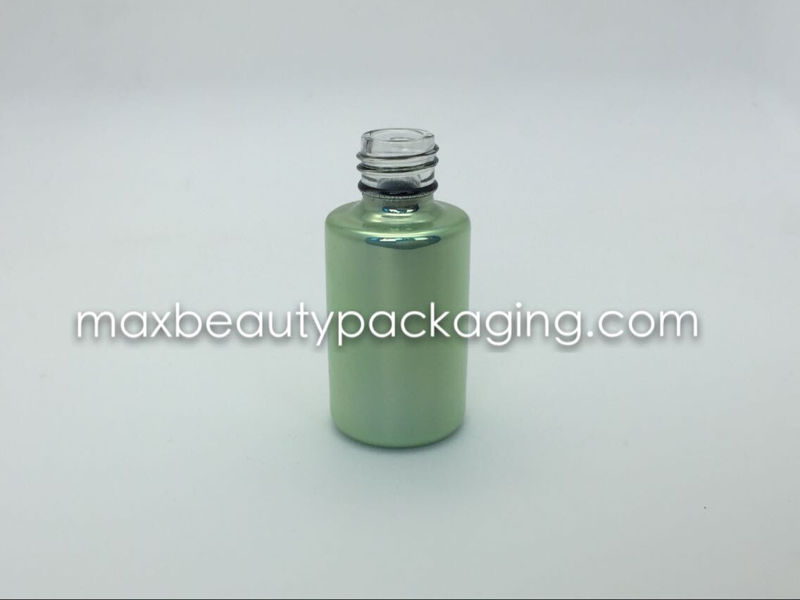 thick strong and tough powder coating gel bottle uv metallic color coating second treatment nail polish packaging