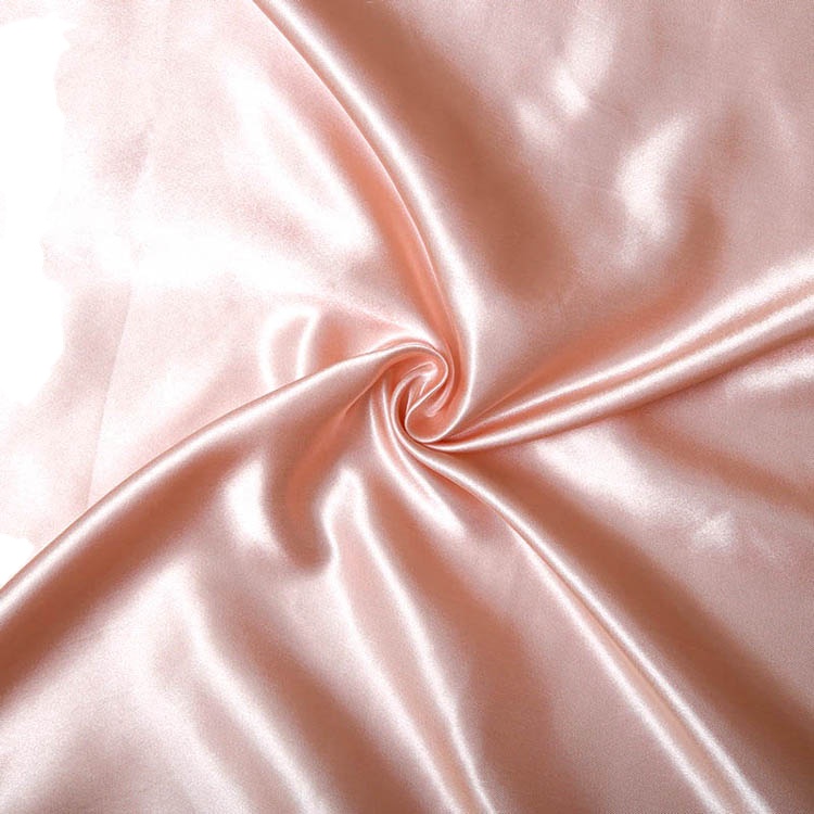 125gsm Printed RPET Satin Fabric for Eco-friendly Recycled Polyester Dress